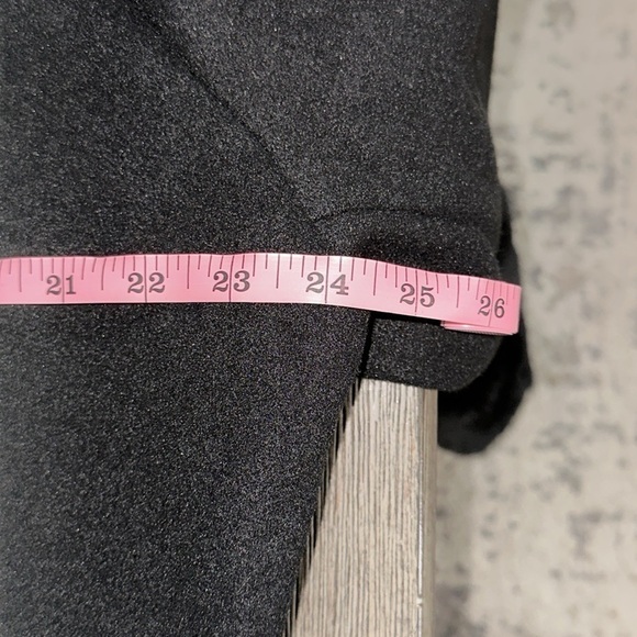 River Island Black Villanelle Coat Long w/ Faux Fur & Detachable Collar - Picture 12 of 13